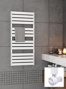 Рушникосушка електрична Terma Warp T 1110x500 White mat, тен MOA