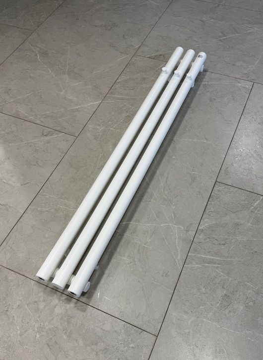 Рушникосушка комбінована Terma ROLO HANGER 1200x150, колір 9016 mat, тен MOA + вентиль Integra