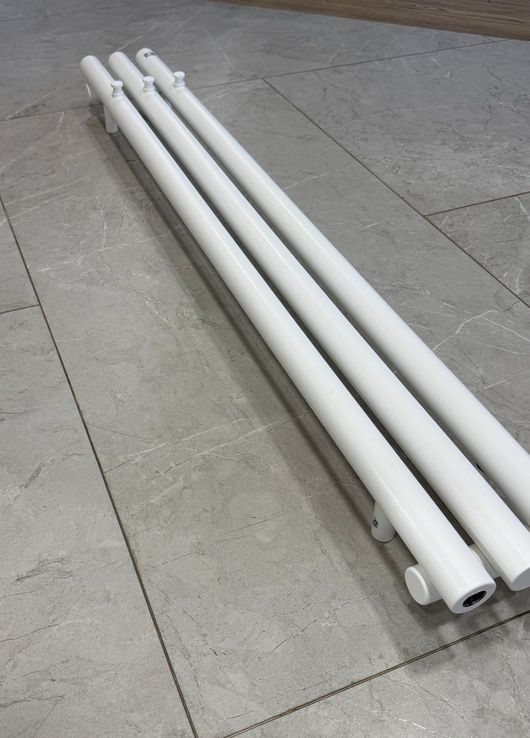 Рушникосушка комбінована Terma ROLO HANGER 1200x150, колір 9016 mat, тен MOA + вентиль Integra