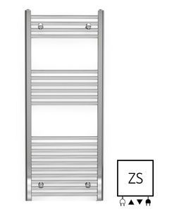 Рушникосушка водяна Terma LEO 1200x500, Chrome підключення ZS