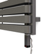 Електричний ТЕН Terma ONE 400W 30x30 mm, Metallic Grey