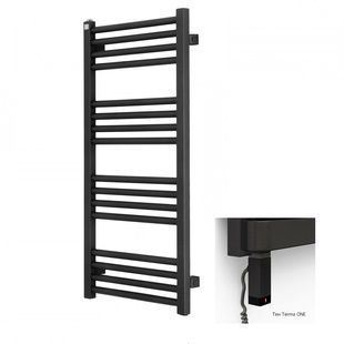 Рушникосушка електрична Terma Fiona 900x530 Black mat, тен ONE