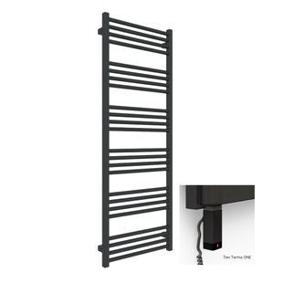 Рушникосушка електрична Terma Fiona 1140x430 Black mat,  тен ONE