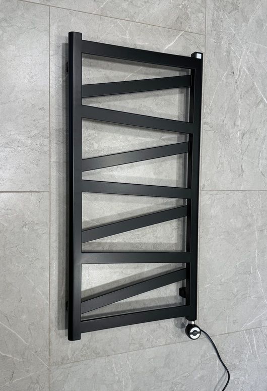 Рушникосушка комбінована Terma VIPERA 990x500 Black mat, тен MOA + вентиль Integra