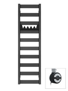 Рушникосушка електрична Terma Vivo 1150x300 Black mat, тен MOA