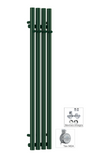 Рушникосушка комбінована Terma ROLO HANGER 1800x480 , колір Soft 6002 (темно-зелений), тен MOA + вентиль Integra
