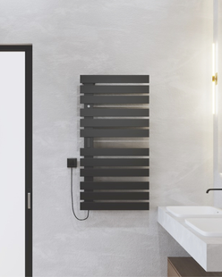 Рушникосушка електрична Instal Projekt NAMELESS Smart Air 1175x500, Black mat (C34)