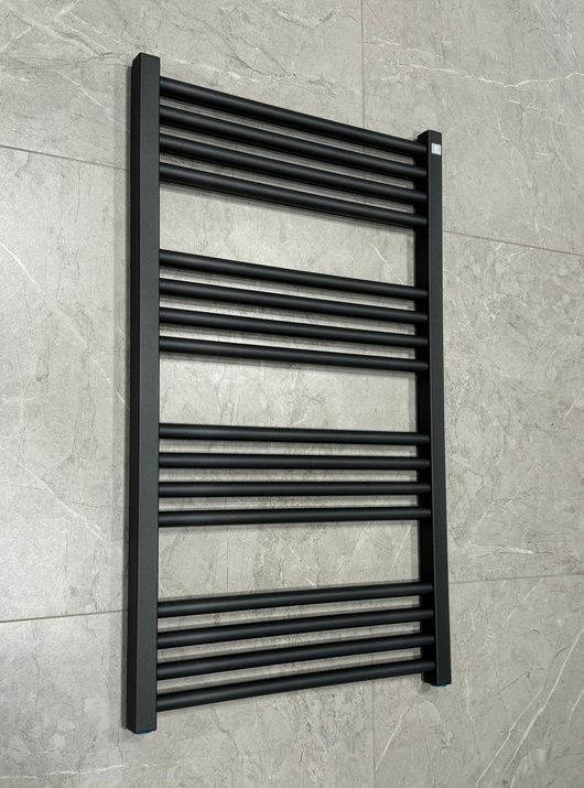 Рушникосушка електрична Terma Fiona 900x530 Metallic Grey, тен ONE