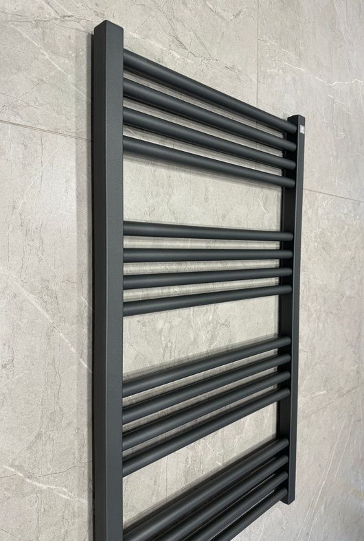 Рушникосушка електрична Terma Fiona 900x530 Metallic Grey, тен ONE