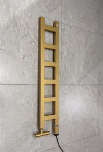 Рушникосушка комбінована Terma Easy 960x200 Brass тен ONE + вентиль Unico