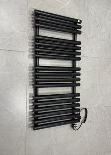 Рушникосушка електрична Terma Rolo Towel 1085x520 Black mat, з теном MOA