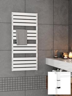 Рушникосушка електрична Terma Warp T 1110x500 White mat, тен ONE