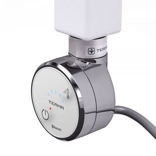 Тен для рушникосушки Terma MOA Blu 1000 W, Chrome з прихованим монтажем кабеля