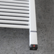 Електричний ТЕН Terma ONE 300W 30x30 mm, 9016 Mat (прихований монтаж)