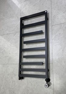 Рушникосушка комбінована Terma JUNO 1040x500 Soft 9005, тен MOA + вентиль Integra