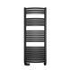 Рушникосушка електрична Terma DEXTER 1220x400 Black mat, з ТЕНом MOA