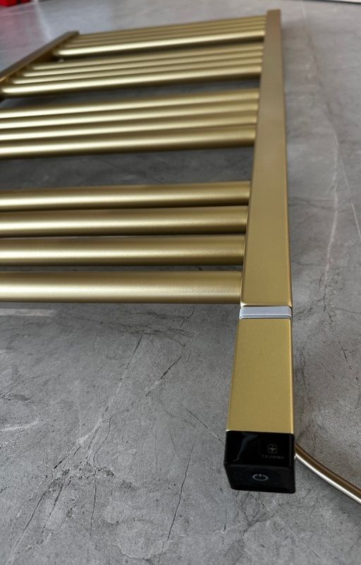 Рушникосушка електрична Terma Fiona 900x500 Brass (золото), тен ONE