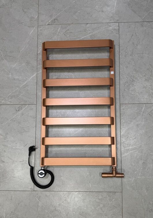 Рушникосушка комбінована Terma WIX 850x500 Bright Cooper, тен MOA + вентиль Unico