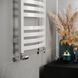 Рушникосушка комбінована Terma D01 960x500 9016 Mat, тен MOA + вентиль Integra