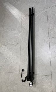 Рушникосушка електрична Terma ROLO HANGER 1400x95 Black mat, тен MOA справа