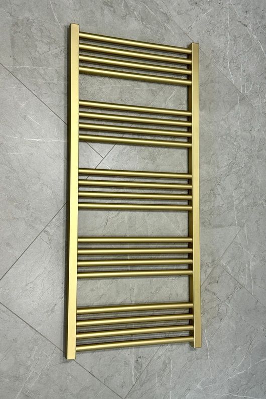 Рушникосушка електрична Terma Fiona 1140x530 Brass, тен MOA Brass