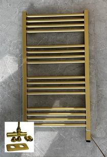 Рушникосушка комбінована Terma Fiona 900x530, Brass тен ONE + вентиль Unico