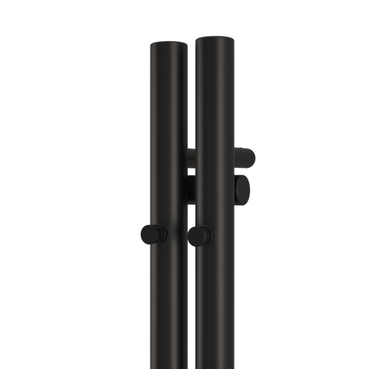 Рушникосушка електрична Terma ROLO HANGER 1200x95 Black mat, тен ONE з правої сторони