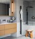 Рушникосушка електрична Terma ROLO HANGER 1200x95 Black mat, тен ONE з правої сторони