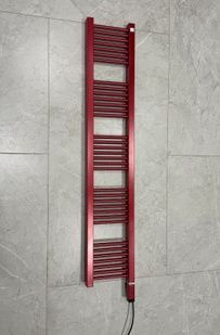 Рушникосушка електрична Terma Mike 1210x230 Red Wine, тен ONE