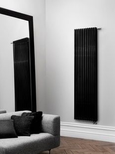 Трубчатий радіатор Instal Projekt Tubus 2 1793x560 mm, Black mat (C31) нижнє підключення