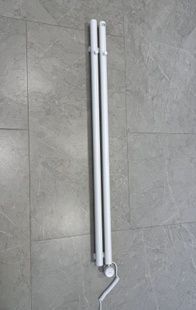 Рушникосушка електрична Terma ROLO HANGER 1200x95 White mat, тен MOA праворуч
