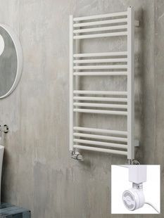 Рушникосушка електрична Terma Fiona 900x500, 9016 Mat тен MOA