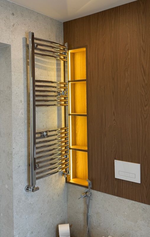 Рушникосушка хромована Terma LEO ARC 1200x500, Chrome WGLLA120050KCROGD