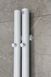 Рушникосушка електрична Terma ROLO HANGER 1200x95 White mat, тен MOA праворуч