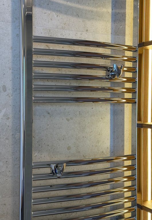 Рушникосушка хромована Terma LEO ARC 1200x500, Chrome WGLLA120050KCROGD