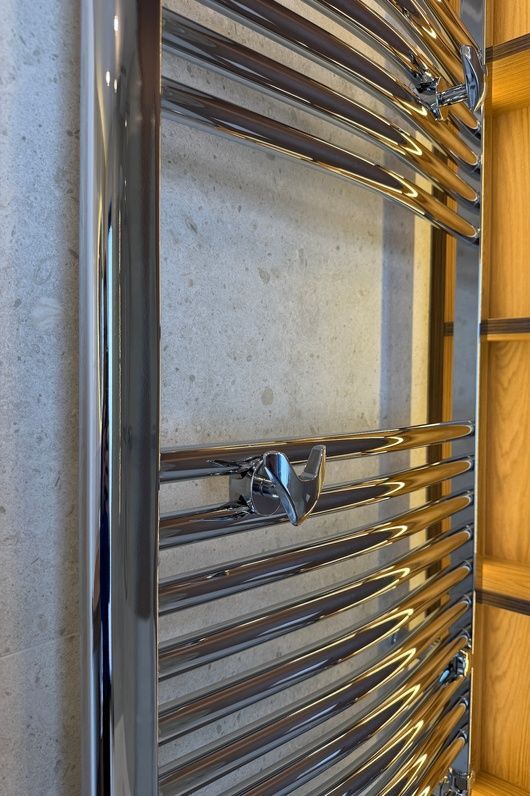 Рушникосушка хромована Terma LEO ARC 1200x500, Chrome WGLLA120050KCROGD
