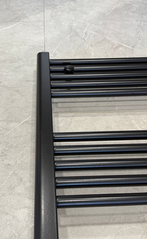 Рушникосушка електрична Terma LEO 1000x500 Black mat, з теном MOA