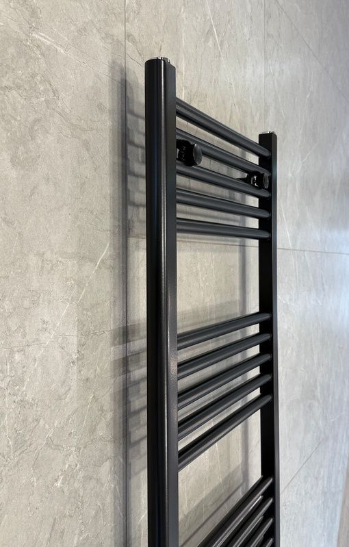 Рушникосушка електрична Terma LEO 1000x500 Black mat, з теном MOA