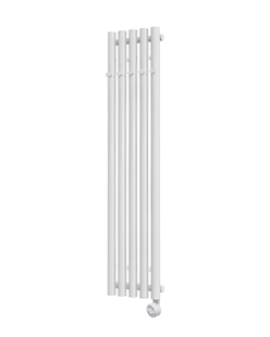 Рушникосушка електрична Terma ROLO HANGER 1200x260 White mat, тен MOA праворуч WLROW120009KJ16E8MOAMX1