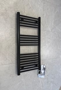 Рушникосушка електрична Terma LEO 1000x500 Soft 9005, з теном MOA
