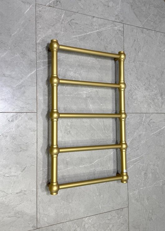 Рушникосушка комбінована Terma RETRO 800x504 Brass , тен MOA + вентиль Integra