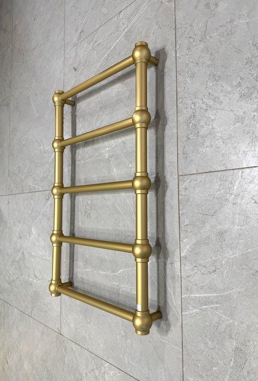 Рушникосушка комбінована Terma RETRO 800x504 Brass , тен MOA + вентиль Integra