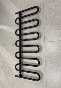 Рушникосушка водяна Instal Projekt SPIRO 1220x500 колір C31 Black mat