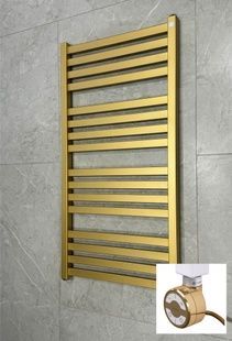Рушникосушка електрична Terma M01 960x530 Brass, тен MOA Gold
