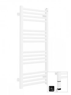 Рушникосушка електрична Terma Fiona 1140x430 9016 MAT,  тен ONE