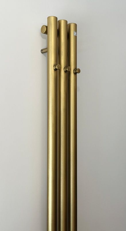 Рушникосушка водяна Terma ROLO HANGER 1200x150, Brushed Brass WGROW120015KBBSSX