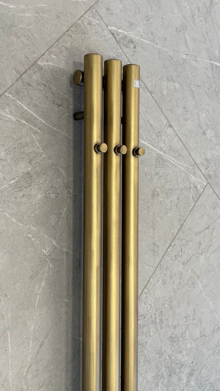 Рушникосушка водяна Terma ROLO HANGER 1200x150, Brushed Brass WGROW120015KBBSSX