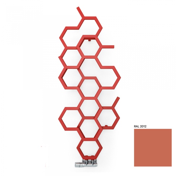 Рушникосушка водяна Terma Hex 1220x486 RAL 2012