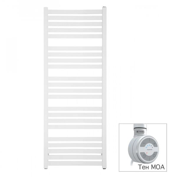 Рушникосушка електрична Terma Marlin 1185x430 White (RAL 9016), тен MOA